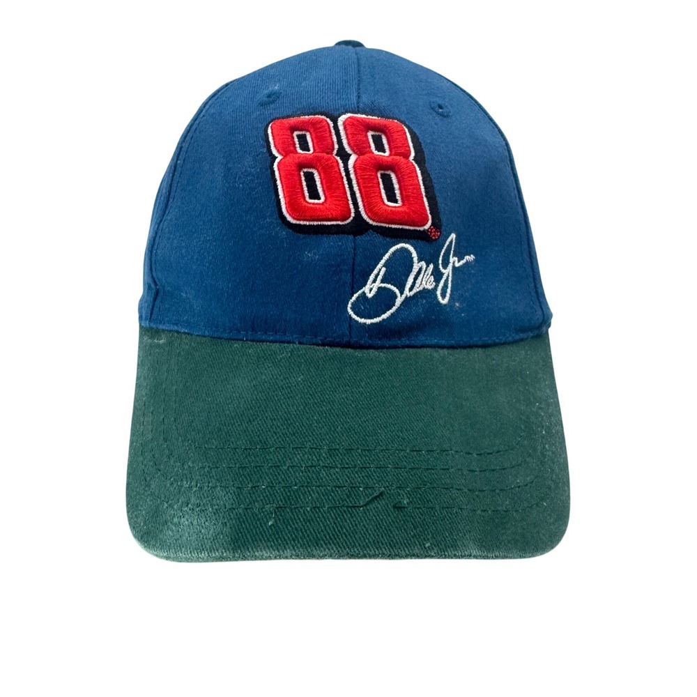 Dale Earnhardt Jr NASCAR Hat‎ Blue Green #88 Kellogg's Racing Cap 100% Cotton
